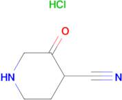 3-OXOPIPERIDINE-4-CARBONITRILE HCL