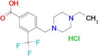 4-[(4-ETHYLPIPERAZIN-1-YL)METHYL]-3-(TRIFLUOROMETHYL)BENZOIC ACID HCL