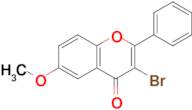 3-Bromo-6-methoxy-2-phenyl-4H-chromen-4-one