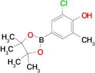 2-Chloro-6-methyl-4-(4,4,5,5-tetramethyl-1,3,2-dioxaborolan-2-yl)phenol