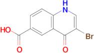 3-Bromo-4-oxo-1,4-dihydroquinoline-6-carboxylic acid