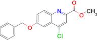 Methyl 6-(benzyloxy)-4-chloroquinoline-2-carboxylate