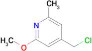 4-(Chloromethyl)-2-methoxy-6-methylpyridine