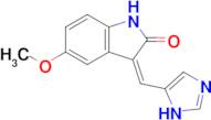 3-((1H-Imidazol-5-yl)methylene)-5-methoxyindolin-2-one
