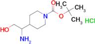 tert-Butyl 4-(1-amino-2-hydroxyethyl)piperidine-1-carboxylate hydrochloride