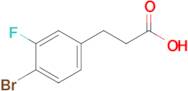 3-(4-Bromo-3-fluorophenyl)propanoic acid