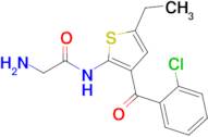 2-Amino-N-(3-(2-chlorobenzoyl)-5-ethylthiophen-2-yl)acetamide