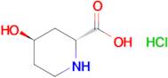 (2R,4R)-4-Hydroxypiperidine-2-carboxylic acid hydrochloride