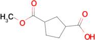 3-(Methoxycarbonyl)cyclopentane-1-carboxylic acid