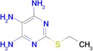 2-(Ethylthio)pyrimidine-4,5,6-triamine