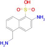 2-Amino-5-(aminomethyl)naphthalene-1-sulfonic acid