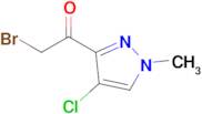 2-Bromo-1-(4-chloro-1-methyl-1H-pyrazol-3-yl)ethanone