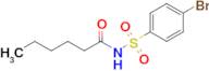 N-((4-Bromophenyl)sulfonyl)hexanamide