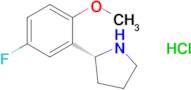 (R)-2-(5-Fluoro-2-methoxyphenyl)pyrrolidine hydrochloride