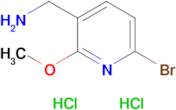 (6-Bromo-2-methoxypyridin-3-yl)methanamine dihydrochloride