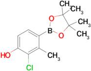 2-Chloro-3-methyl-4-(4,4,5,5-tetramethyl-1,3,2-dioxaborolan-2-yl)phenol