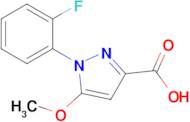 1-(2-Fluorophenyl)-5-methoxy-1H-pyrazole-3-carboxylic acid