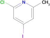 2-Chloro-4-iodo-6-methylpyridine