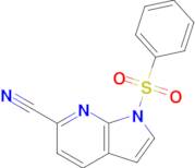 1-(Phenylsulfonyl)-1H-pyrrolo[2,3-b]pyridine-6-carbonitrile