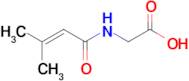 2-(3-Methylbut-2-enamido)acetic acid