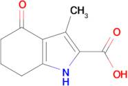 3-methyl-4-oxo-4,5,6,7-tetrahydro-1H-indole-2-carboxylic acid