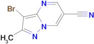 3-bromo-2-methylpyrazolo[1,5-a]pyrimidine-6-carbonitrile