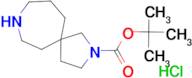 tert-butyl 2,8-diazaspiro[4.6]undecane-2-carboxylate hydrochloride