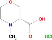 (3R)-4-methyl-3-morpholinecarboxylic acid hydrochloride