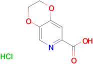 2,3-dihydro[1,4]dioxino[2,3-c]pyridine-7-carboxylic acid hydrochloride