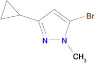 5-bromo-3-cyclopropyl-1-methyl-1H-pyrazole