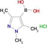 (1,3,5-trimethyl-1H-pyrazol-4-yl)boronic acid hydrochloride