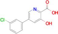 5-(3-Chlorophenyl)-3-hydroxypicolinic acid