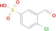 4-Chloro-3-formylbenzenesulfonic acid