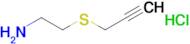2-(prop-2-yn-1-ylsulfanyl)ethan-1-amine hydrochloride