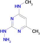 2-hydrazinyl-N,6-dimethylpyrimidin-4-amine