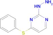 2-hydrazinyl-4-(phenylsulfanyl)pyrimidine