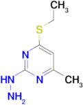 4-(ethylsulfanyl)-2-hydrazinyl-6-methylpyrimidine