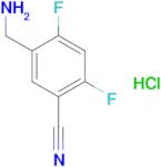 5-(aminomethyl)-2,4-difluorobenzonitrile hydrochloride