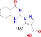 5-methyl-1-(4-oxo-3,4,5,6,7,8-hexahydroquinazolin-2-yl)-1H-pyrazole-4-carboxylic acid