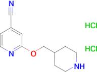 2-[(piperidin-4-yl)methoxy]pyridine-4-carbonitrile dihydrochloride