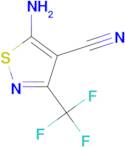 5-amino-3-(trifluoromethyl)-1,2-thiazole-4-carbonitrile
