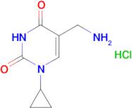 5-(aminomethyl)-1-cyclopropylpyrimidine-2,4(1H,3H)-dione hydrochloride