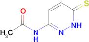 N-(6-sulfanylpyridazin-3-yl)acetamide