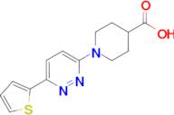 1-[6-(thiophen-2-yl)pyridazin-3-yl]piperidine-4-carboxylic acid