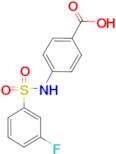 4-((3-fluorophenyl)sulfonamido)benzoic acid