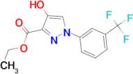 ethyl 4-hydroxy-1-(3-(trifluoromethyl)phenyl)-1H-pyrazole-3-carboxylate