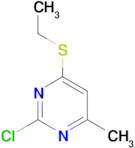 2-chloro-4-(ethylsulfanyl)-6-methylpyrimidine