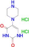 5-(piperazin-1-yl)-1,2,3,4-tetrahydropyrimidine-2,4-dione dihydrochloride