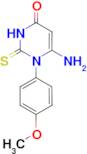 6-amino-1-(4-methoxyphenyl)-2-sulfanylidene-1,2,3,4-tetrahydropyrimidin-4-one