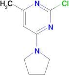 2-chloro-4-methyl-6-(pyrrolidin-1-yl)pyrimidine